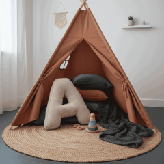 Litera, A Harfi, Yastık, Kırlent, Elyaf Dolgulu, Welsoft Kumaş, 40 Cm