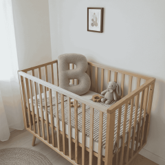 Litera, B Harfi, Yastık, Kırlent, Elyaf Dolgulu, Welsoft Kumaş, 40 Cm