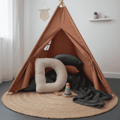 Litera, D Harfi, Yastık, Kırlent, Elyaf Dolgulu, Welsoft Kumaş, 40 Cm