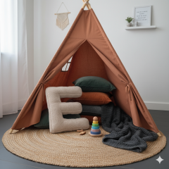 Litera, E Harfi, Yastık, Kırlent, Elyaf Dolgulu, Welsoft Kumaş, 40 Cm