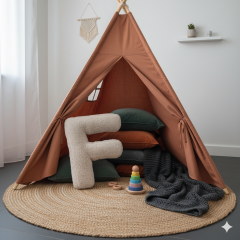 Litera, F Harfi, Yastık, Kırlent, Elyaf Dolgulu, Welsoft Kumaş, 40 Cm