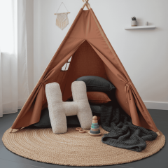 Litera, H Harfi, Yastık, Kırlent, Elyaf Dolgulu, Welsoft Kumaş, 40 Cm