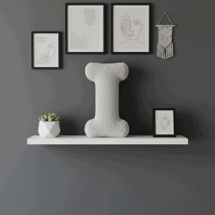 Litera, I Harfi, Yastık, Kırlent, Elyaf Dolgulu, Welsoft Kumaş, 40 Cm