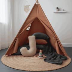 Litera, J Harfi, Yastık, Kırlent, Elyaf Dolgulu, Welsoft Kumaş, 40 Cm