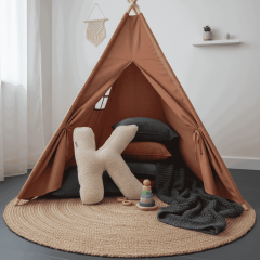 Litera, K Harfi, Yastık, Kırlent, Elyaf Dolgulu, Welsoft Kumaş, 40 Cm