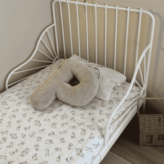 Litera, P Harfi, Yastık, Kırlent, Elyaf Dolgulu, Welsoft Kumaş, 40 Cm
