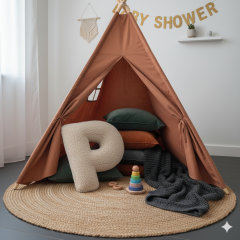 Litera, P Harfi, Yastık, Kırlent, Elyaf Dolgulu, Welsoft Kumaş, 40 Cm