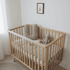 Litera, U Harfi, Yastık, Kırlent, Elyaf Dolgulu, Welsoft Kumaş, 40 Cm