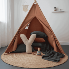 Litera, Y Harfi, Yastık, Kırlent, Elyaf Dolgulu, Welsoft Kumaş, 40 Cm