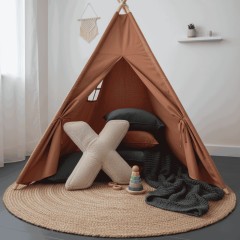 Litera, X Harfi, Yastık, Kırlent, Elyaf Dolgulu, Welsoft Kumaş, 40 Cm