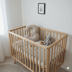 Morbido 3 Rakamı, Yastık, Kırlent, Elyaf Dolgulu, Welsoft , 40 Cm