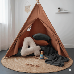 Morbido 4 Rakamı, Yastık, Kırlent, Elyaf Dolgulu, Welsoft , 40 Cm