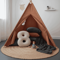 Morbido 8 Rakamı, Yastık, Kırlent, Elyaf Dolgulu, Welsoft , 40 Cm