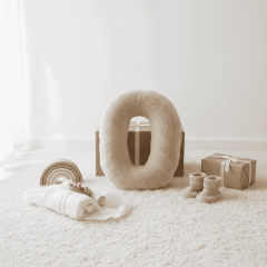 Morbido 0 Rakamı, Yastık, Kırlent, Elyaf Dolgulu, Welsoft , 40 Cm