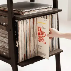 Aria, Ahşap Kitaplık Ve Pikap Standı, Ceviz Renk