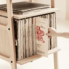 Aria, Ahşap Kitaplık Ve Pikap Standı, Natural Renk