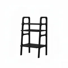 Aria, Ahşap Kitaplık Ve Pikap Standı, Siyah Renk