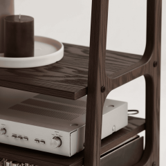 Vinilo, Ahşap, Kitaplık Ve Pikap Standı, Ceviz Renk