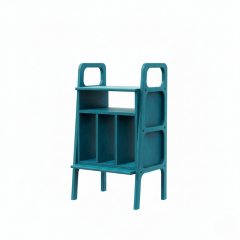 Lyric, Ahşap Kitaplık Ve Pikap Standı, Mavi Renk