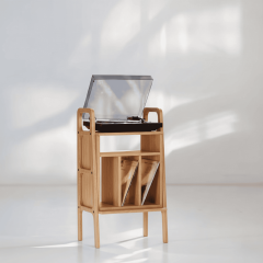 Lyric, Ahşap Kitaplık Ve Pikap Standı, Natural Renk