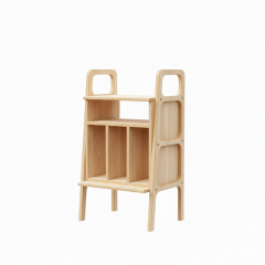 Lyric, Ahşap Kitaplık Ve Pikap Standı, Natural Renk