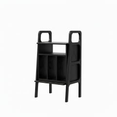 Lyric, Ahşap Kitaplık Ve Pikap Standı, Siyah Renk