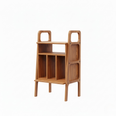 Lyric, Ahşap Kitaplık Ve Pikap Standı, Tik Renk