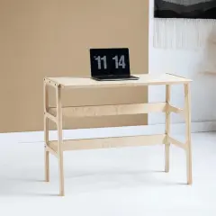 Ceres Ahşap Çalışma Masası, Natural Renk CPT4838-125