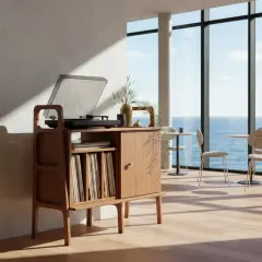 Black, Ahşap, 100x90, Dolap Ve Pikap Standı, Tik Renk