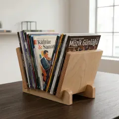 Vintra, Plak, Dergi, Gazete, Kitap İçin Modüler Raf, Natural Renk