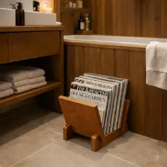 Vintra, Plak, Dergi, Gazete, Kitap İçin Modüler Raf, Tik Renk