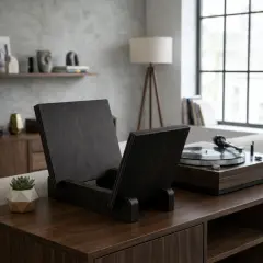 Vintra, Plak, Dergi, Gazete, Kitap İçin Modüler Raf, Ceviz Renk