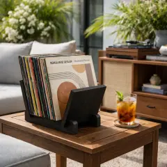 Vintra, Plak, Dergi, Gazete, Kitap İçin Modüler Raf, Ceviz Renk