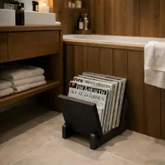 Vintra, Plak, Dergi, Gazete, Kitap İçin Modüler Raf, Ceviz Renk