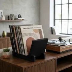 Vintra, Plak, Dergi, Gazete, Kitap İçin Modüler Raf, Siyah Renk