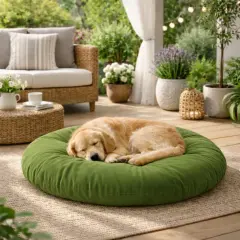 Velora 100x100 cm Yer Minderi, Çok Amaçlı Kullanım, Yeşil